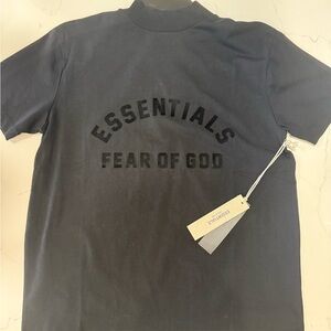 Essentials Fear of God Black T-Shirt